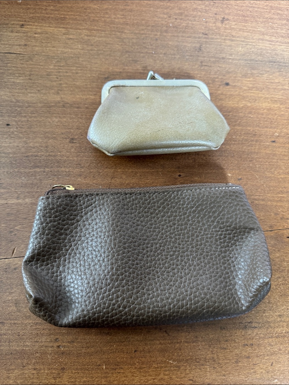 Estee Lauder Brown Cosmetic  Pouches and small coin purse